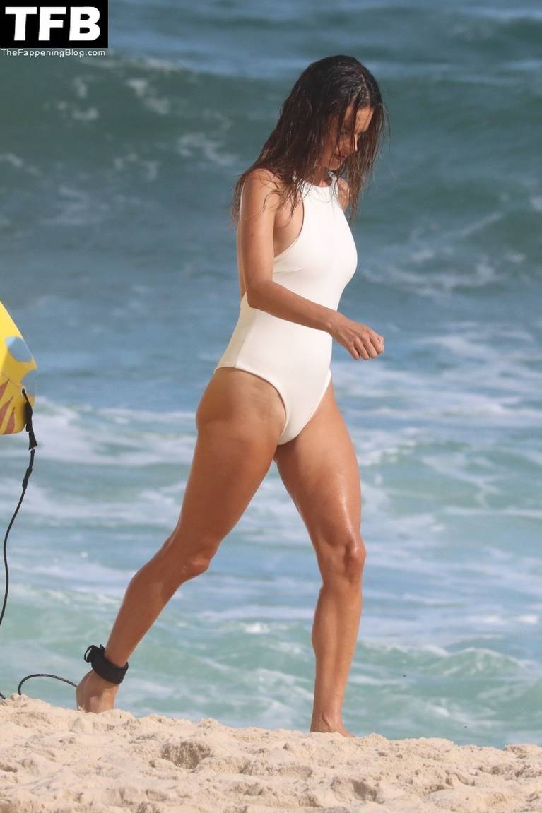 Alessandra Ambrosio Sexy on Beach 85