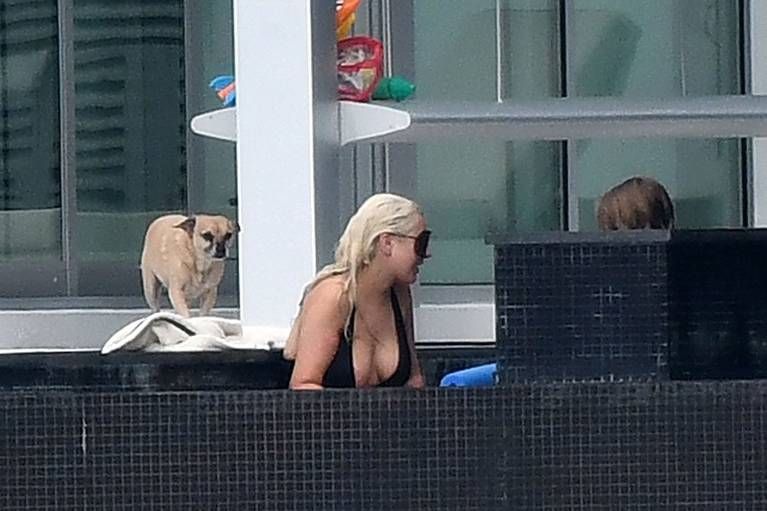 Christina Aguilera Nude Sexy Topless Leaks 105