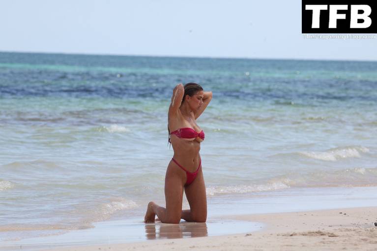 Kara Del Toro Sexy on Beach Bikini 56
