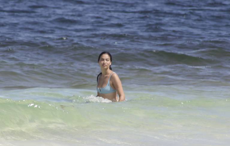 Shanina Shaik Nude on Beach Tits 51