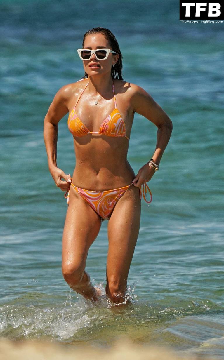 Sylvie Meis Sexy on Beach Bikini 98