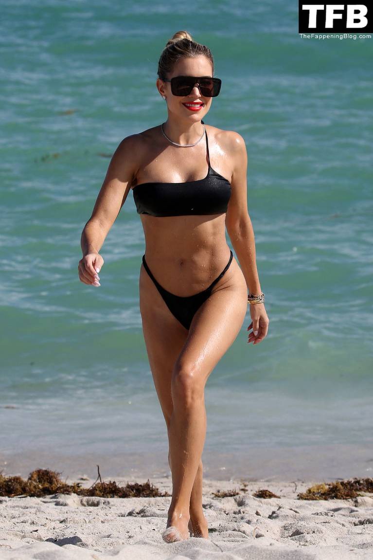 Sylvie Meis Sexy on Beach Bikini 53