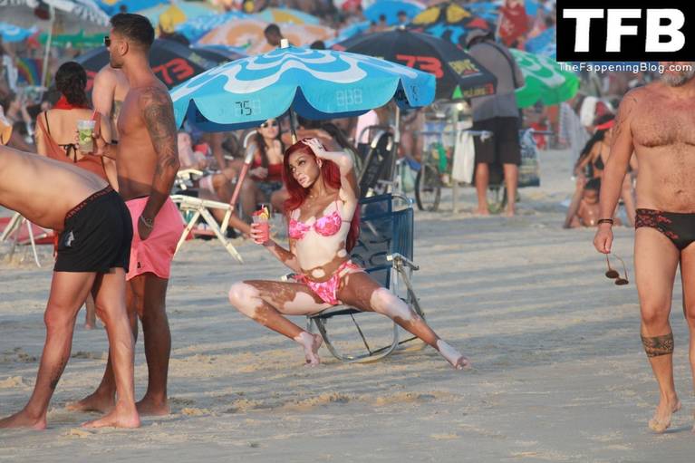 Winnie Harlow Sexy on Beach Bikini 55